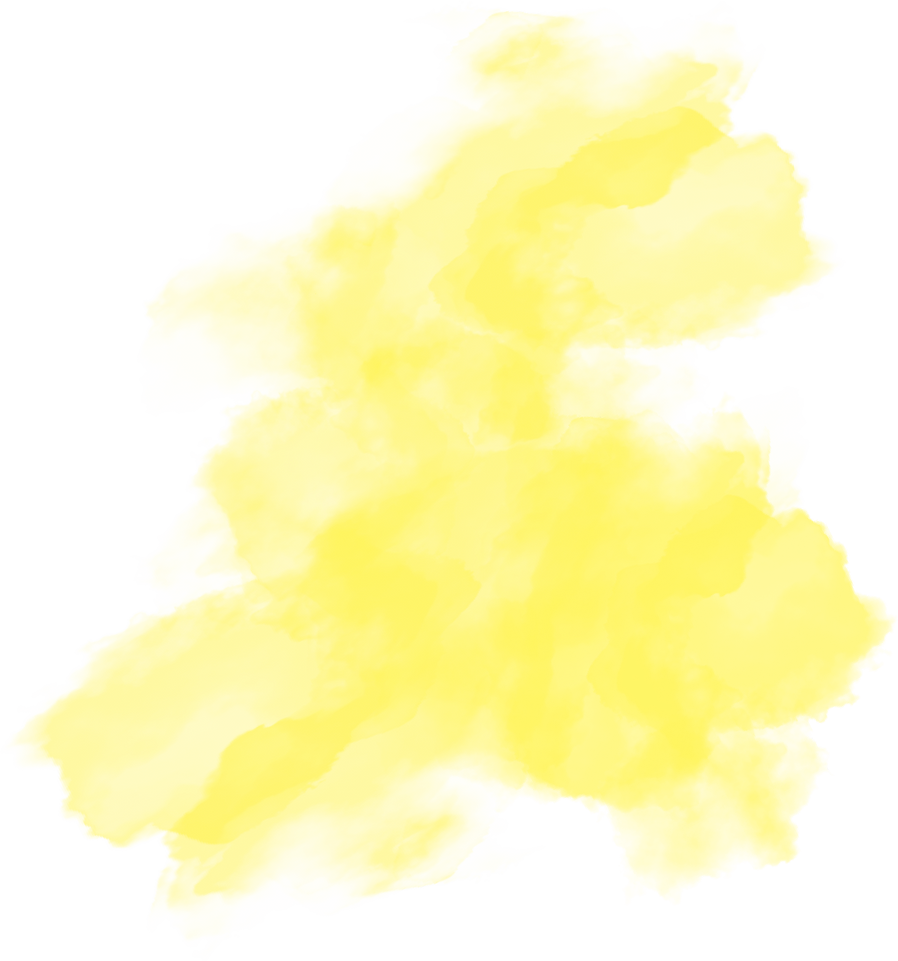 yellow splash watercolor brush